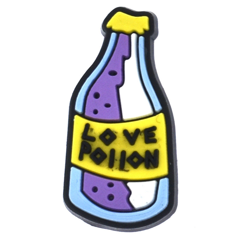 Serie de verano de PVC de 100pcs al por mayor hebilla de zapato de bricolaje